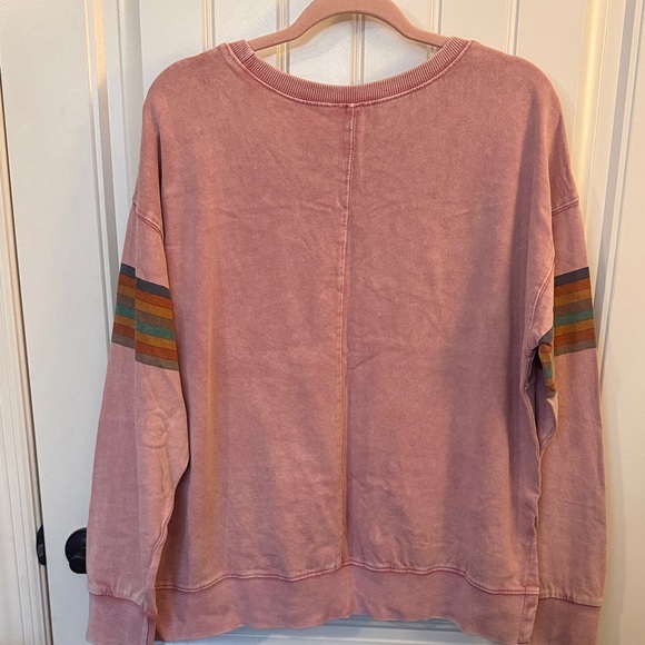 Easel Dusty Pink Sweatshirt - Picture 9 of 9
